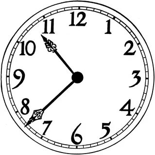 Printable Blank Clock Face - Clipart library Clock clipart, 