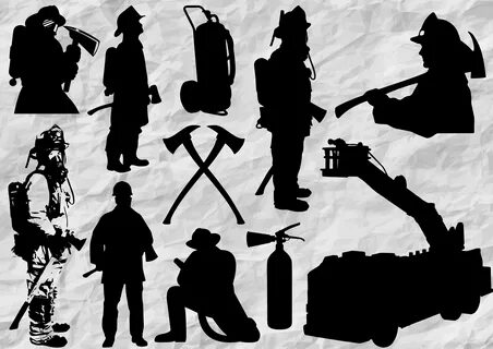 11 Firefighter SVG cut files firefighter silhouette Etsy