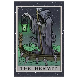 Pin by Adam Kadmon on ♍ IX The Hermit ♍ The hermit tarot, Gr