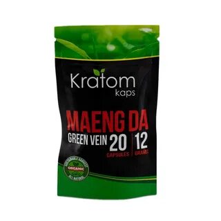 Green Vein Maeng Da Capsules by Kratom Kaps Wholesale Distri