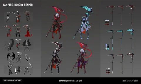 ArtStation - Vampire Bloody Reaper Concept