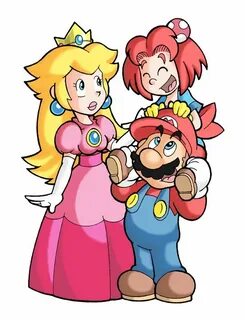 Mario, Peach and Marion... by *FlintofMother3 Mario, Super m