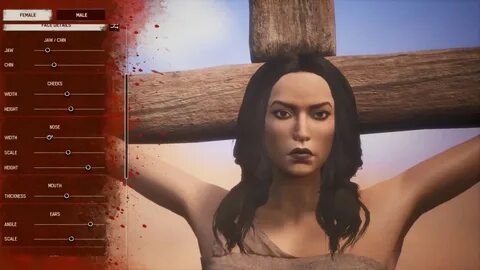 CONAN EXILES - FEMALE CHARACTER CREATION - NO COMMENTARY - 2
