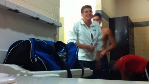 What swimmers do in the locker room - YouTube