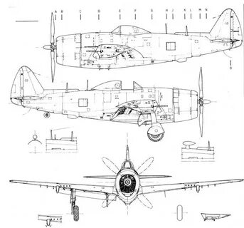 Истребитель Рипаблик P-47D. Р-47 "Thunderbolt" Тяжелый истре