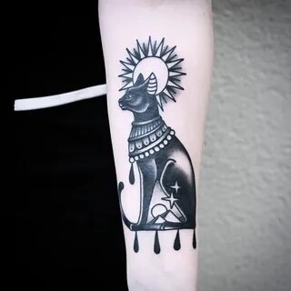 blackwork cat egyptian bastet bydgoszcz pyramids Egyptian ca