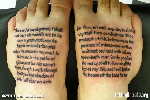 Palmar Verses Tattoo