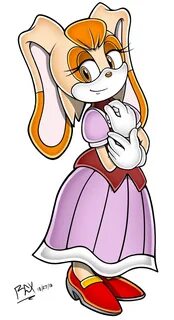2018 - Sonic Channel: Vanilla the Rabbit by RGXSuperSonic on