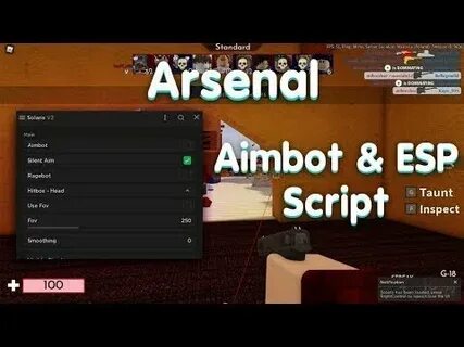 New Arsenal Aimbot ESP Roblox Script 2021 arsenal hack scrip