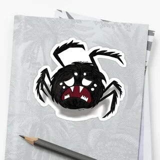 "Spider, Don't Starve" Sticker by Cheezwiz Redbubble