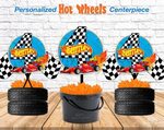 Hot Wheels Centerpeice Hot wheels birthday, Hot wheels party
