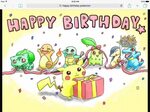 Happy Birthday Pokemon Background - Lovata Online