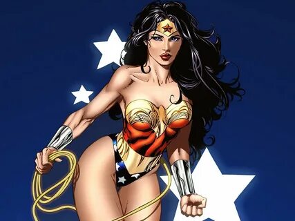 Comics Wonder Woman DC Comics длинные волосы черный ха... на