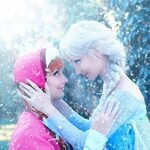 Elsanna Cosplay Beautiful Anna and Elsa picture by @ohana_gw