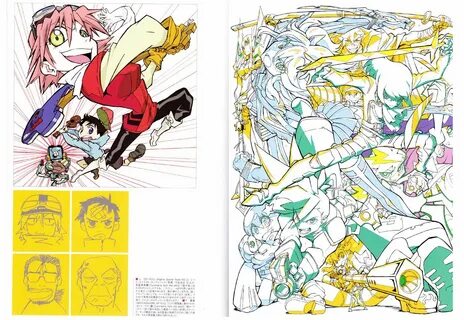 Hiroyuki Imaishi Anime Art Book Anime Art Books, Book Art, Character Study,...