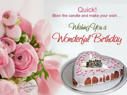Birthday Wishes With Flowers - Birthday Wishes, Happy Birthd