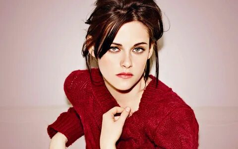 2560x1600 Kristen Stewart in red sweater Desktop Wallpaper B