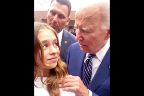 Can't help himself: Biden touches and makes inappropriate comments...