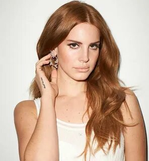 Lana del rey with red hair color #haircolor #lanadelrey (Wit