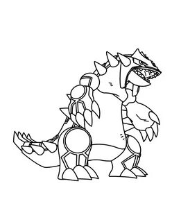 Groudon Coloring Page - Coloring Home