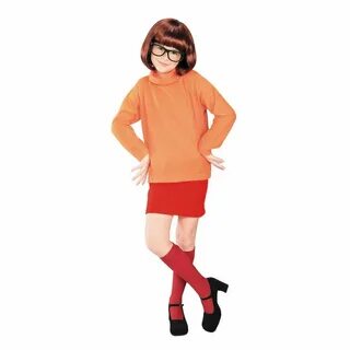 Girl's Scooby Doo Velma Costume - Large Velma costume, Girl 