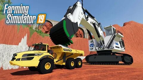 FS19 Mods: Giant Excavator and Heavy Duty Dump Trucks Mining