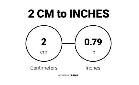 2 CM to Inches - Howmanypedia.com