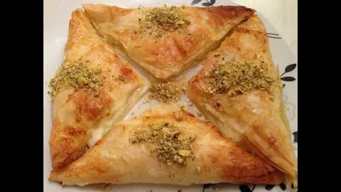 Lebanese Shaabiyat - Phyllo Pastry Stuffed With Ashta - طريق