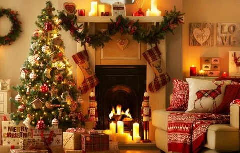 Christmas Fire Wallpapers - Wallpaper Cave
