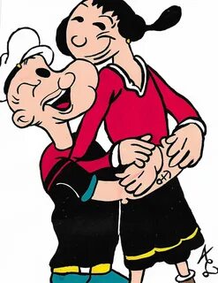 "Popeye & Olive Love" by Toon_Lif3