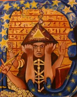 Aleister Crowley paintings