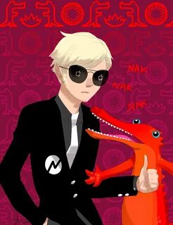 MSPA Booru - consorts crocodiles dave strider four aces suit