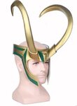 Хэллоуин Loki Косплей ПВХ маска Половина лица Маска-Золотой 