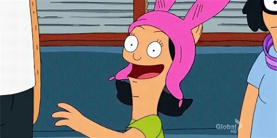 Гифка louise belcher гиф картинка, скачать анимированный gif