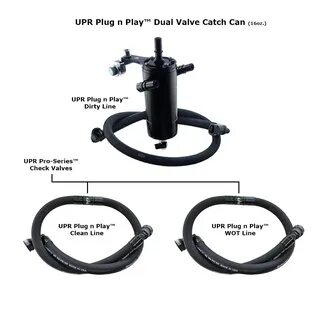 UPR 17-19 F150 ECOBOOST PLUG N PLAY DUAL VALVE CATCH CAN PRO