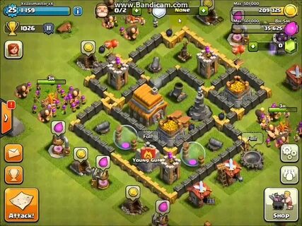 Best base Clash of Clans Town Hall 5 Attack Strategy new - Y
