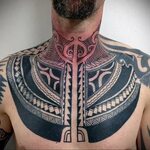 Мужские тату в стиле Полинезии: "рукава" на руке и эскизы та