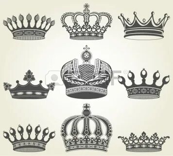 Queen And King Crown Tattoo Designs