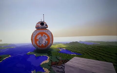 Made This Bb8 In Minecraft Wanted To Share It With Yall Inst