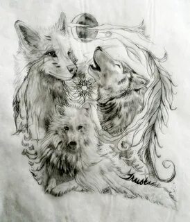 Wolf Spirit Animal Tattoo - Wiki Tattoo