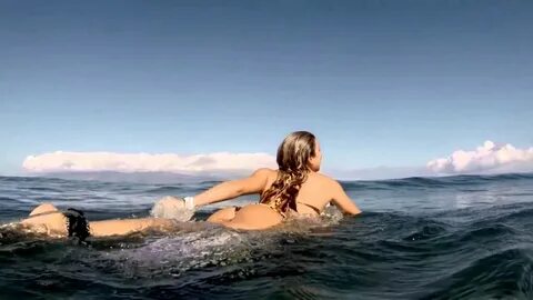 Coco Ho Surfing Naked for ESPN Body Issue " Video " STOKED