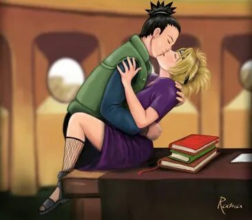 ShikaTema passionate kiss Shikamaru, Shikatema, Passionate k