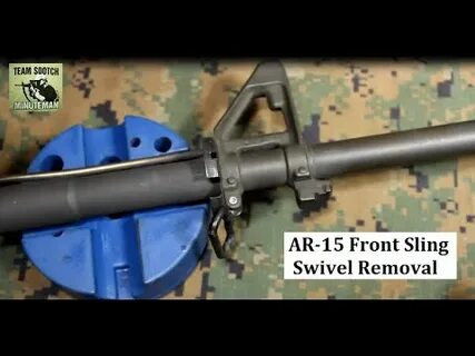 AR-15 Front Sling Swivel Removal