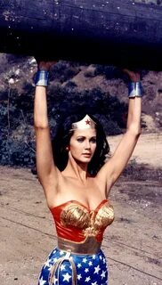 Strength of Hercules. Lynda Carter as Wonder Woman. Wonder w