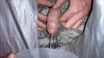 Army Guy Takes Piss Through Gloryhole - Sex10s