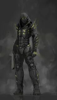 Scarecrow, Shane Walters Robot concept art, Sci fi concept a