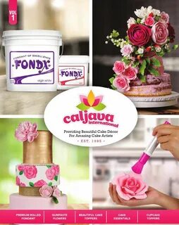 Caljava Cake Product Catalog Vol 1 Sugar flowers, Cake busin