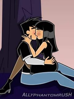 Commission - Kiss by AllyPhantomRush Cartoon pics, Cartoon p