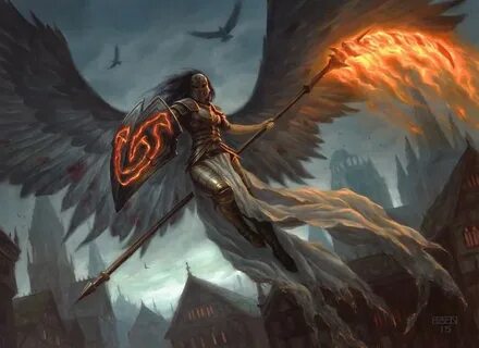 Angel of Deliverance, an art print by Chris Rahn in 2022 Ang