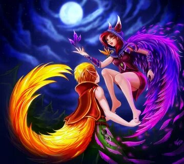 Xayah & Rakan Wallpapers & Fan Arts League Of Legends LoL St